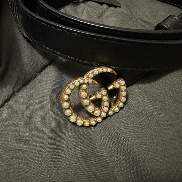 Gucci leather pearl belt - Picture 3 of 4